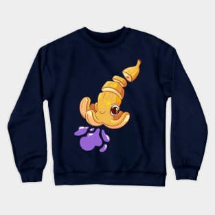 Purple Banana Squid Crewneck Sweatshirt